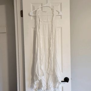 NWOT boho light weight vest / swimsuit coverup